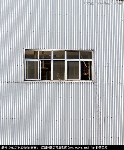 极简摄影 工厂车间窗户